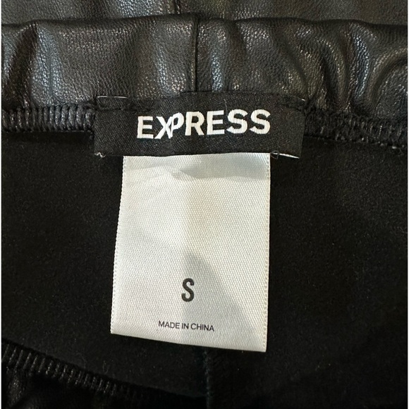 EXPRESS Faux Leather Leggings, EUC! - Picture 3 of 4